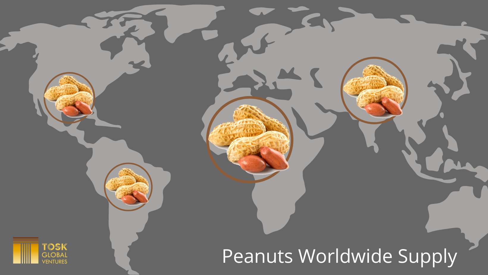Map of Peanuts Worldwide Supply